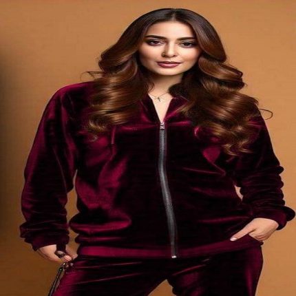 WELVET ZIPPER HOODIE+TROUSER